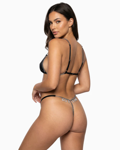 Seductive Chain Name Thong