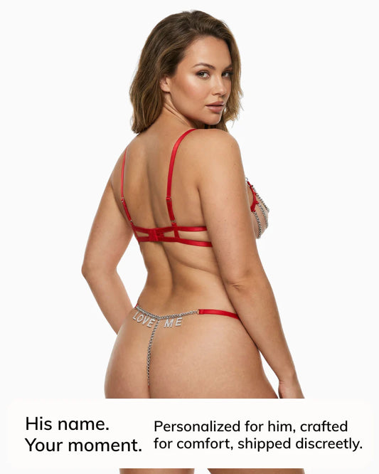 Seductive Chain Name Thong