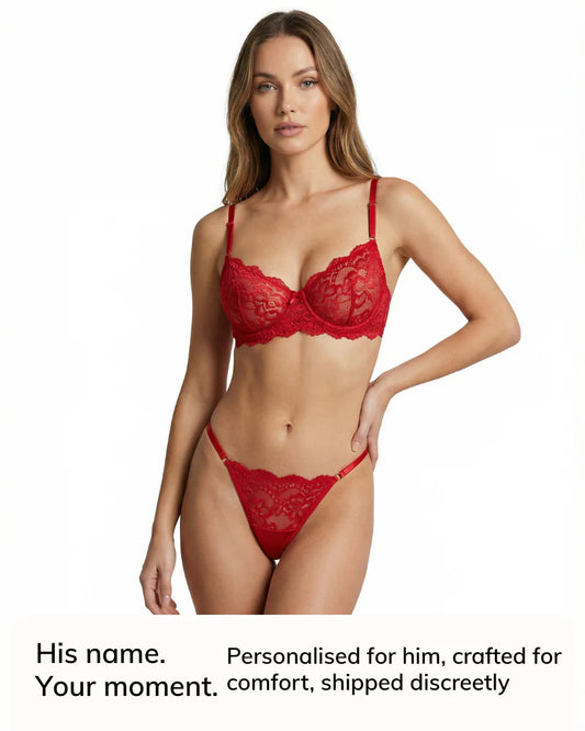 Signature Name Thong