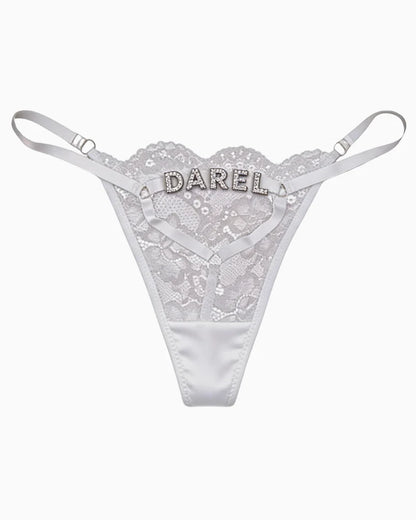 Signature Name Thong