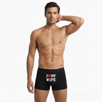 Men’s Boxer – “I ❤️ My Wife” Edition